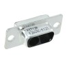FCT from Molex 2 Way Straight Panel D-Sub Connector Female 6.86 mm Pitch 5A Current Steel Housing F2W2SC-K121 / 1727040042