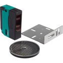 Pepperl + Fuchs Retroreflective Photoelectric Sensor, Block Style, 12 m Detection Range, Relay Output RLK29-55/59/116-SET