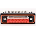 FCT from Molex 25 Way Right Angle 2.84 mm Pitch Through Hole D-Sub Connector, 4 to 40 Screw Lock Male FWDR25P25A / 1727040054