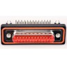 FCT from Molex 25 Way Right Angle 2.84 mm Pitch Through Hole D-Sub Connector, 4 to 40 Screw Lock Male FWDR25P25A / 1727040054