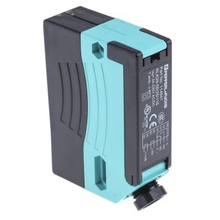 Pepperl + Fuchs Retroreflective Photoelectric Sensor Block, Detection Range 12 m, Relay Output, IP67, RLK29-55/25/116-SET