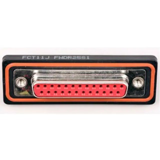 FCT from Molex 25 Way Straight 2.84 mm Pitch Through Hole Female D-Sub Connector FWDR25S1A / 1727040055
