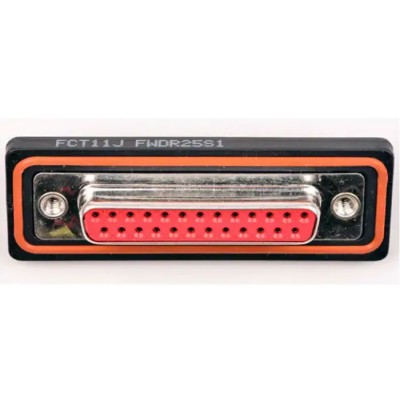 FCT from Molex 25 Way Straight 2.84 mm Pitch Through Hole Female D-Sub Connector FWDR25S1A / 1727040055