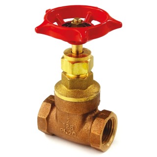 RS PRO Bronze Gate Valve 3 in Inlet, 1/2 in Outlet, Cast Iron Handle 85mm Height 20 bar Maximum Operating Pressure 510-3851