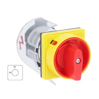 RS PRO 2 Position 90 ° Knob Actuator Cam Switch 20A 690V Panel Mount 3-Phase 208-3931