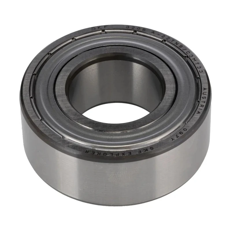 SKF 2 Row Angular Contact Ball Bearing 30 mm ID 62 mm OD 23.8 mm Race Width 3206 A-2ZTN9/C3MT33