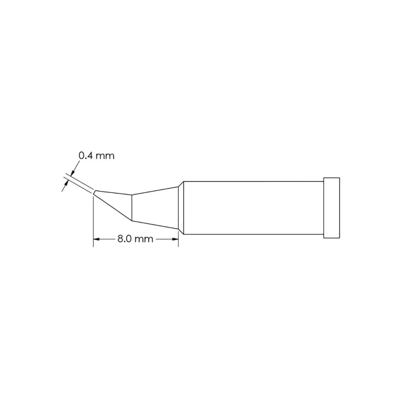 Metcal 8 mm Conical Soldering Iron Tip for GT4 Soldering Iron GT4-CN0004R