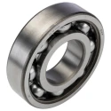 SKF Single Row Deep Groove Ball Bearing, 45 mm ID, 100 mm OD, 25 mm Width, C4 Internal Clearance, Sheet Metal Cage 6309/C4