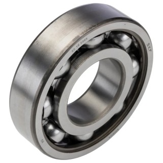 SKF Single Row Deep Groove Ball Bearing, 45 mm ID, 100 mm OD, 25 mm Width, C4 Internal Clearance, Sheet Metal Cage 6309/C4