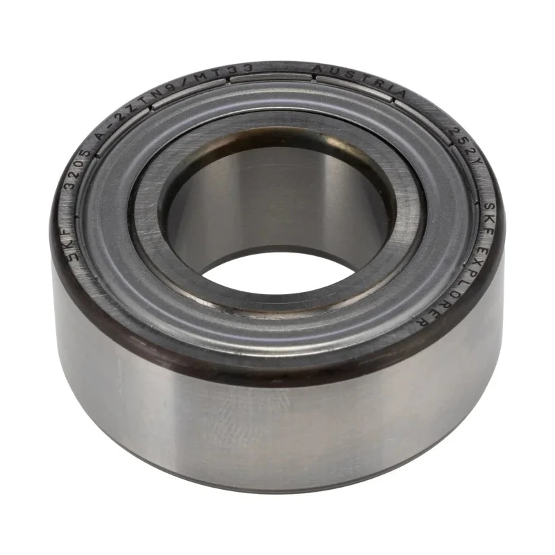 SKF Double Row Angular Contact Ball Bearing 25 mm ID, 52 mm OD, 20.6 mm Race Width 3205 A-2ZTN9/MT33