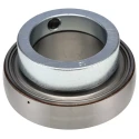 SKF Bearing Insert Steel 50 mm ID 90 mm OD Overall Width 43.7 mm Limiting Speed 4000 rpm YET 210