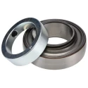 SKF Bearing Insert Steel 50 mm ID 90 mm OD Overall Width 43.7 mm Limiting Speed 4000 rpm YET 210