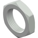 RS PRO Hex Nut for Use with Fixing Thread M8x0.5 Brass White Finish 10 mm Wrench Size 208-0526