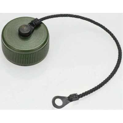 Amphenol Limited 418 MIL-DTL-38999 Male Dust Cap Shell Size 9 Zinc Cobalt over Nickel Finish 418-6033-09P0501-04