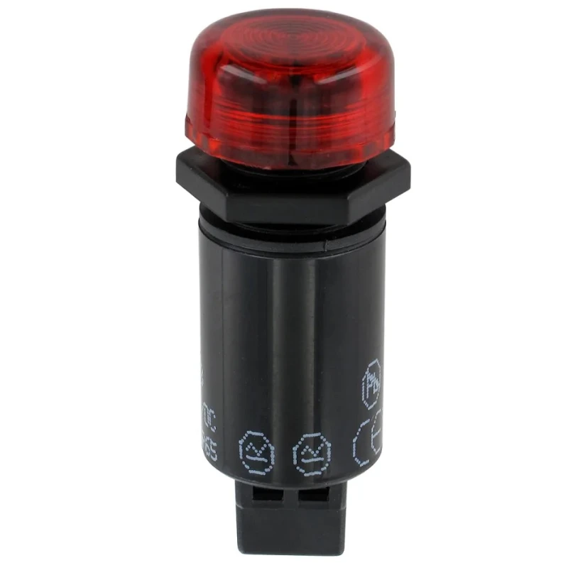 Sloan Red LED Panel Mount Indicator 16 mm, FASTON Termination, IP65, 3000mcd Luminous Intensity, 948RROD