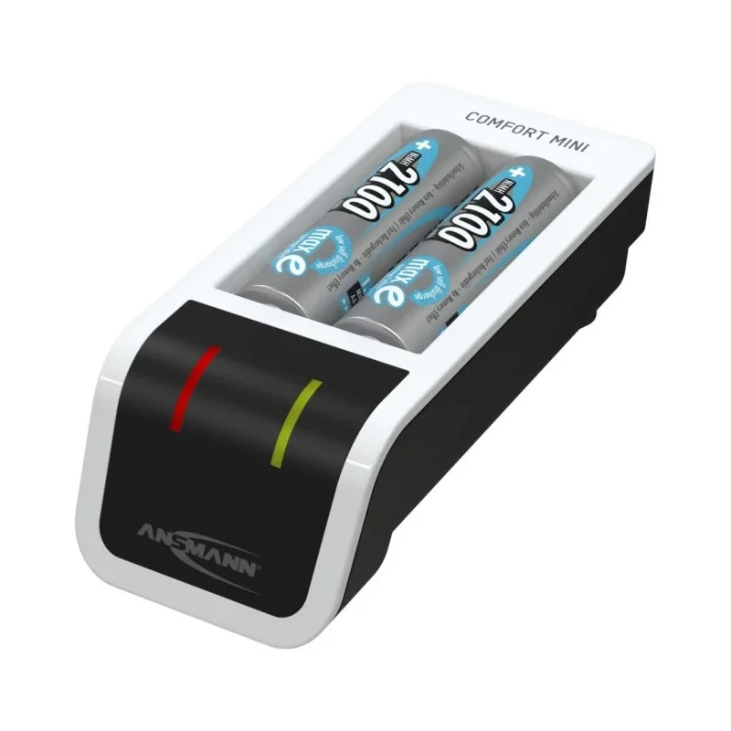 Ansmann NiMH Battery Charger Comfort Mini 1.2V Output 800mA Charge Current USB Input 1001-0091-01