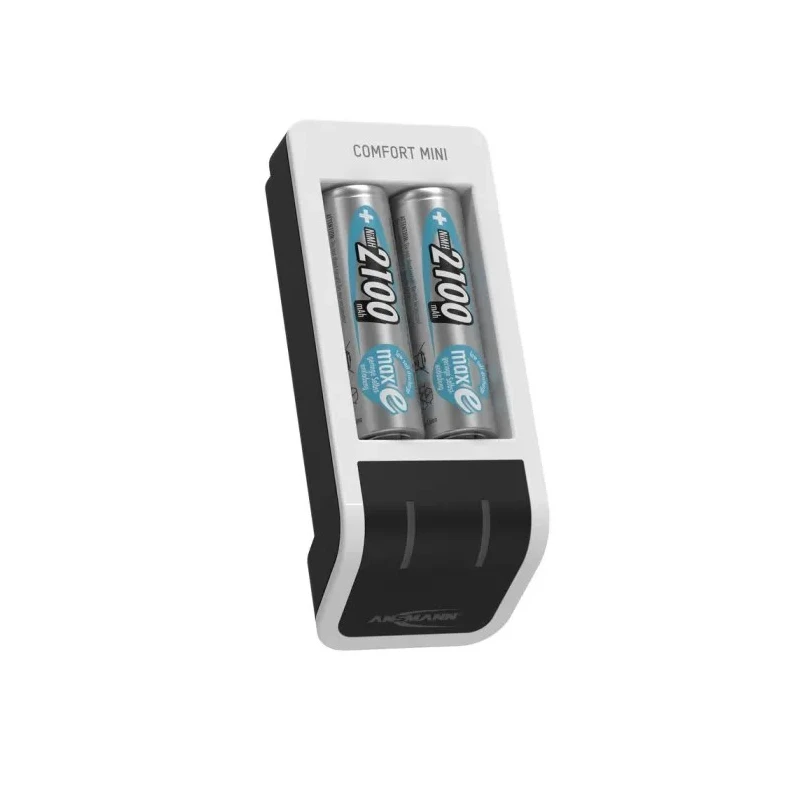 Ansmann NiMH Battery Charger Comfort Mini 1.2V Output 800mA Charge Current USB Input 1001-0091-01
