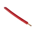 RND Red Hook Up Wire, 17 AWG, 516 x 0.05 mm Strands, 100 m Length, Silicone Rubber Insulation, 600 V, Fire Resistant 209-8057