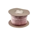 RND Red Hook Up Wire, 17 AWG, 516 x 0.05 mm Strands, 100 m Length, Silicone Rubber Insulation, 600 V, Fire Resistant 209-8057