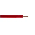RND Red Hook Up Wire, 17 AWG, 516 x 0.05 mm Strands, 100 m Length, Silicone Rubber Insulation, 600 V, Fire Resistant 209-8057