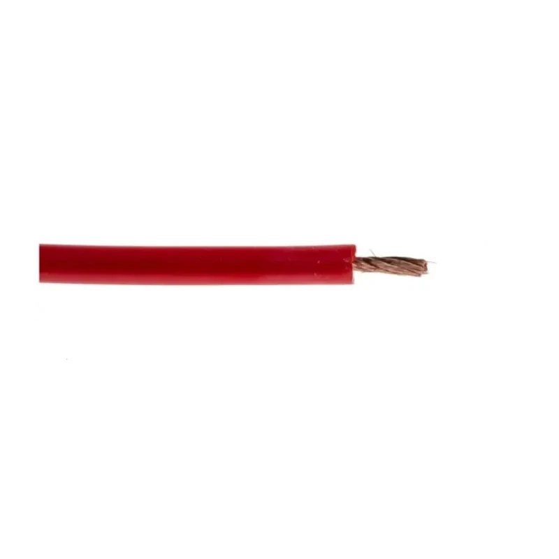 RND Red Hook Up Wire, 17 AWG, 516 x 0.05 mm Strands, 100 m Length, Silicone Rubber Insulation, 600 V, Fire Resistant 209-8057