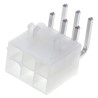 Molex Mini-Fit Jr Series Right Angle Through Hole PCB Header, 6 Contacts, 4.2 mm Pitch, 2 Row, Shrouded 39-30-1060