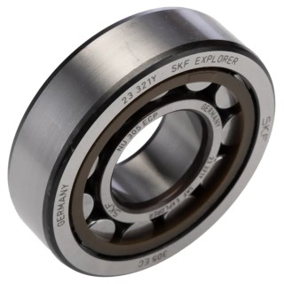 SKF Shielded Single Row Cylindrical Roller Bearing , 25 mm ID, 62 mm OD, 17 mm Width, Non-Metallic Cage, CN NU 305 ECP