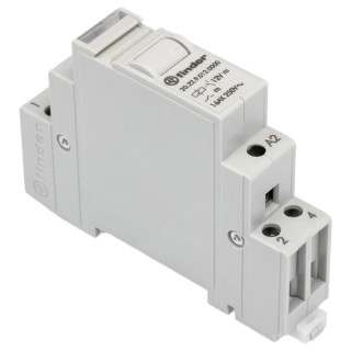 Finder DIN Rail Modular Step Relay 12V DC Coil 16A DPST-NO 20.22.9.012.0000