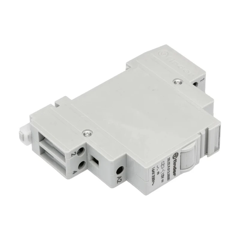 Finder DIN Rail Modular Step Relay 12V DC Coil 16A DPST-NO 20.22.9.012.0000