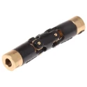 Huco Universal Joint, 2 Joints, Plain Type, Bored Hub 7.1mm, 35.3mm Length, Brass Material, 111.06.1414