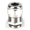 RS PRO Metallic Nickel Plated Brass Cable Gland M20 Thread 6 mm to 12 mm Cable Diameter IP68 210-0600