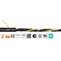 Igus chainflex CF30 4 Core Power Cable Black 2.5mm² 70°C, 25 m Thermoplastic Elastomer CF30