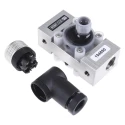 RS PRO Turbine Flow Meter 1/2 BSP, 1/4 BSP Connection Thread Size, 316 Stainless Steel Body, Max Operating 511-3959