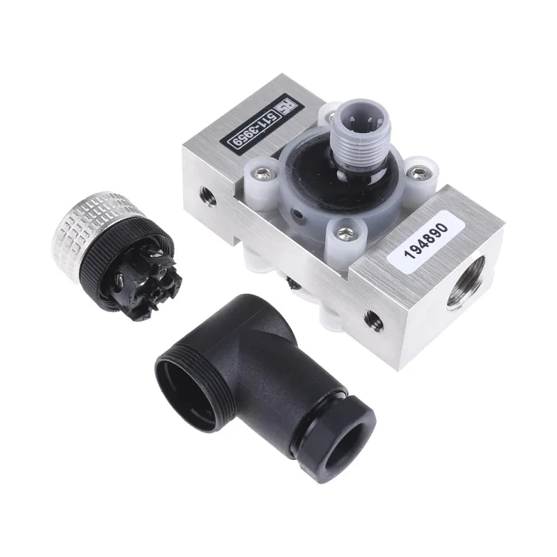 RS PRO Turbine Flow Meter 1/2 BSP, 1/4 BSP Connection Thread Size, 316 Stainless Steel Body, Max Operating 511-3959