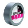 Advance Tapes Silver Gloss Cloth Gaffa Tape 50mm Width x 50m Length, 0.22mm Thickness AT202