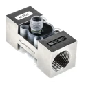 RS PRO Flow Meter 0.3L/min to 10L/min, 1/2 BSP and 1/4 BSP Thread, Acetal Copolymer Body, Stainless Steel Wetted 511-3971
