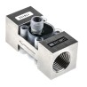 RS PRO Flow Meter 0.3L/min to 10L/min, 1/2 BSP and 1/4 BSP Thread, Acetal Copolymer Body, Stainless Steel Wetted 511-3971