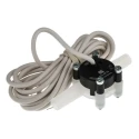 RS PRO Flow Meter with Viton Seal, PVDF Body, 0.6L/min to 10L/min, 4.5-24V DC, Max Pressure 10 Bar, Model 511-4772