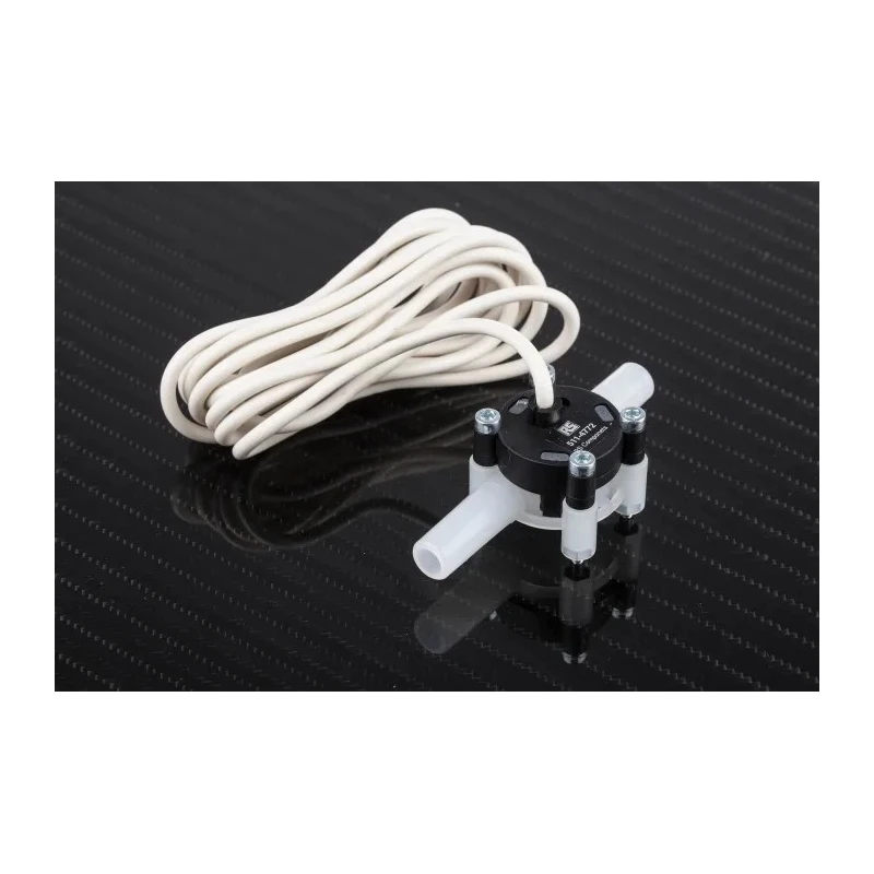 RS PRO Flow Meter with Viton Seal, PVDF Body, 0.6L/min to 10L/min, 4.5-24V DC, Max Pressure 10 Bar, Model 511-4772