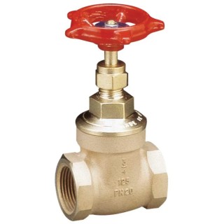 Pegler Yorkshire Bronze Gate Valve 3/4 in Female Inlet and Outlet, 20 bar, Cast Iron Handle 103008