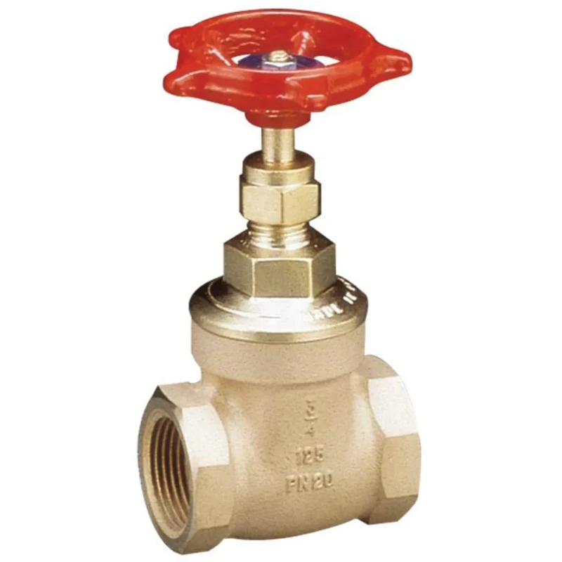 Pegler Yorkshire Bronze Gate Valve 3/4 in Female Inlet and Outlet, 20 bar, Cast Iron Handle 103008