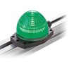 Idec Surface Mount Green, Red LED Indicator 24V, IP67, 66 mm Cutout Round LH1D
