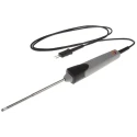 Testo Type K Air Temperature Probe, 115 mm Length, 4 mm Diameter, 400 °C Max 0602 1793