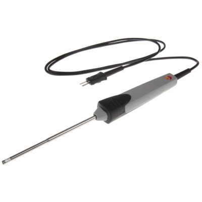Testo Type K Air Temperature Probe, 115 mm Length, 4 mm Diameter, 400 °C Max 0602 1793