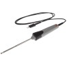 Testo Type K Air Temperature Probe, 115 mm Length, 4 mm Diameter, 400 °C Max 0602 1793