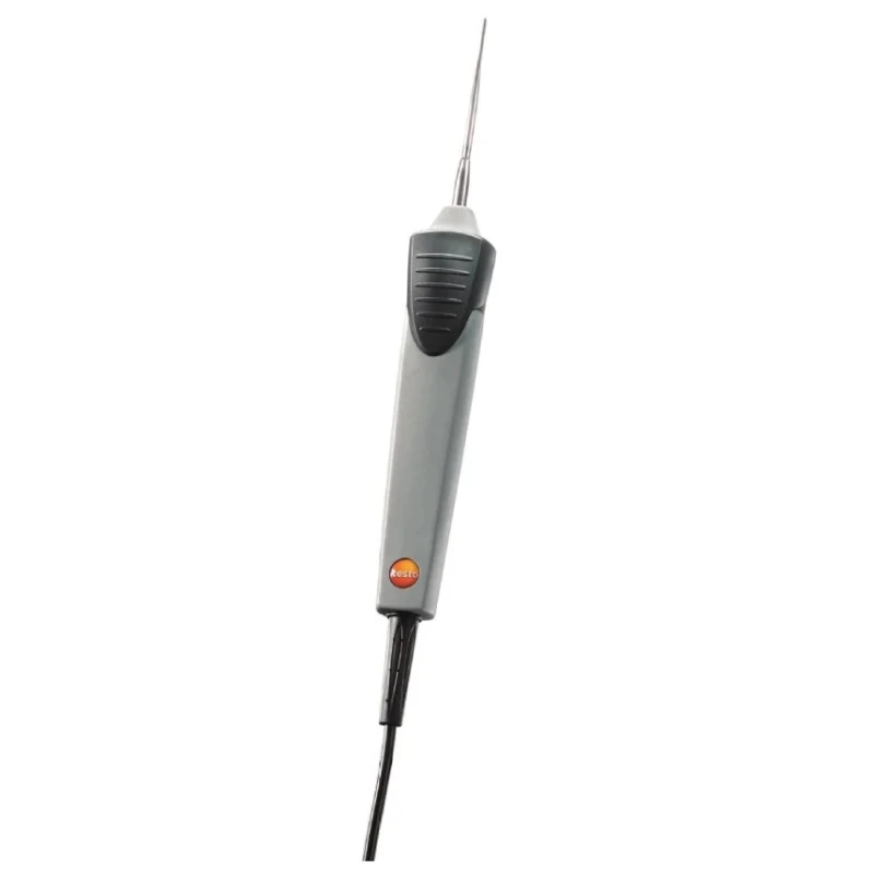 Testo Stepped Immersion/Penetration Waterproof Super-Quick Magnet Temperature Probe 5 mm Diameter, -60°C to 800°C 0602 2693
