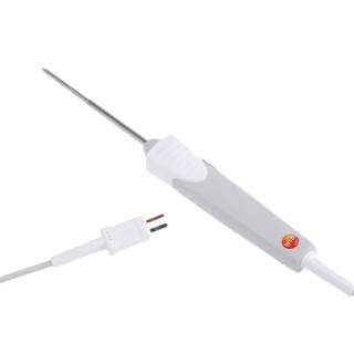 Testo Penetration, Immersion Temperature Probe, 115 mm Length, 5 mm Diameter, 350 °C Max 0603 1293