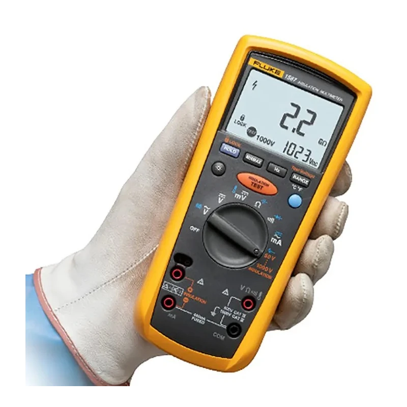 Fluke Insulation Multimeter 500 V Min, 1 kV Max, 2 GΩ, CAT III CAT IV FLUKE-1577