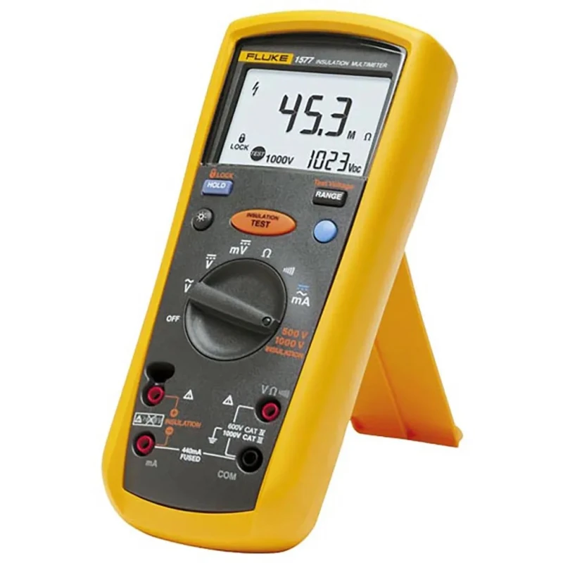 Fluke Insulation Multimeter 500 V Min, 1 kV Max, 2 GΩ, CAT III CAT IV FLUKE-1577