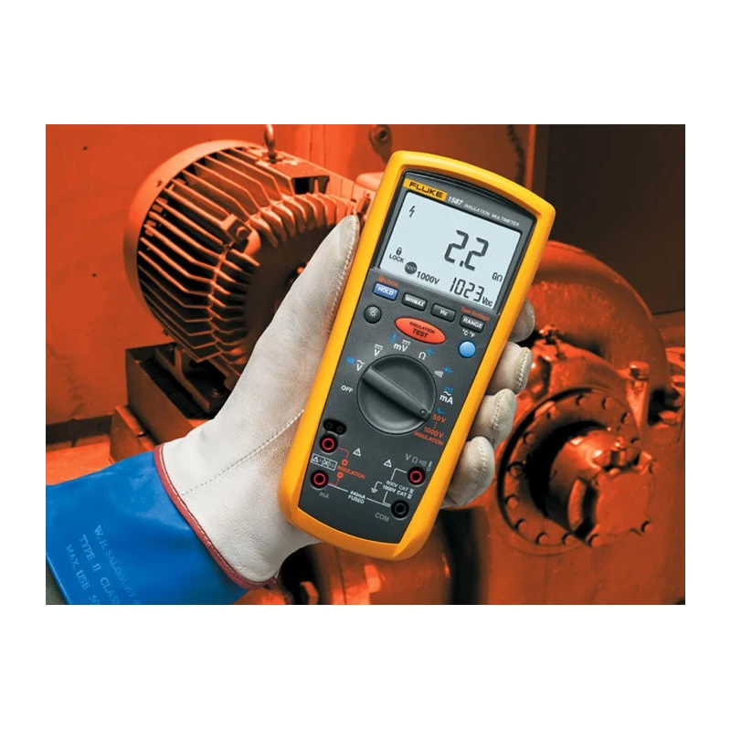 Fluke Insulation Multimeter 500 V Min, 1 kV Max, 2 GΩ, CAT III CAT IV FLUKE-1577